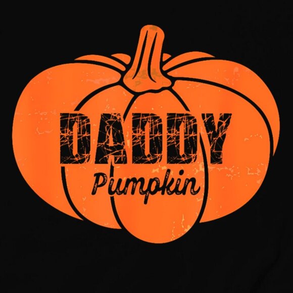Daddy Pumpkin Matching Family Halloween Thanksgiving Group T-Shirt - Picture 2 of 4